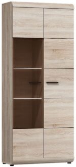 Βιτρίνα 36134-LN-HV Φυσικό 80X194X37cm