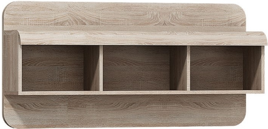 36134LNs38 Ραφιέρα 36134-LN-38 Φυσικό 120X56X25cm - Image 1