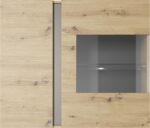 Κρεμαστή Βιτρίνα 36146-ARC-WV Artisan+Γραφίτης 96,5x82,5x40cm - Image 2