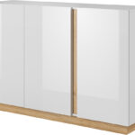 Μπουφές 36146-ARCW-21 Λευκό+Λευκό High Gloss+Grandson 138,2x90,5x40cm