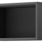 Ραφιέρα τοίχου 38107-ENJ-60-g Γραφίτης 60x30x35cm