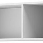 Ραφιέρα επιτοίχια 38107-ENJ-90-w Λευκή 90x30x35cm