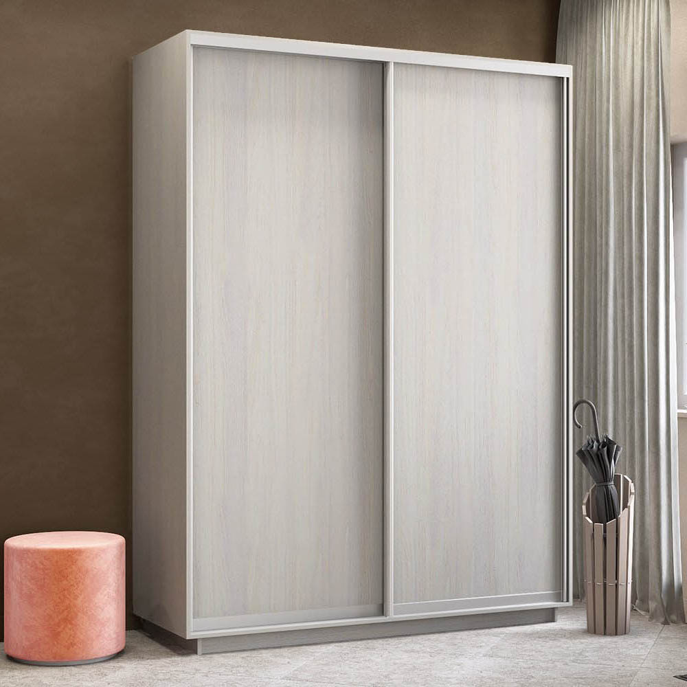 3903 Ντουλάπα Diamont Λευκό 170x60x220cm - Image 1