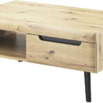 Τραπεζάκι Nordi Artisan+μαύρο 107x46x67cm