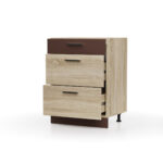 Alina  Συρταριέρα Κάτω 60x44,5x85εκ Σονόμα-Μόκκα - Image 3