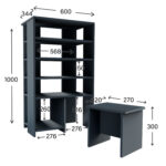 Παπουτσοθήκη Bradley Ανθρακί - Image 2