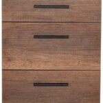 Κομοδίνο Trendline Καρυδιά 40x57x39cm AD_KMD-530-OO-1