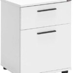 Κομοδίνο Λευκό με Συρτάρι και Ντουλάπι Λευκό 40x57x41cm AD_KMD-611-BB-1