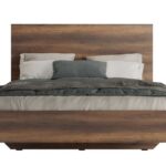 Κρεβάτι Oryana Καρυδιά για στρώμα 160x200cm