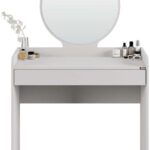 Τουαλέτα- μπουντουάρ Curve χρώμα λευκό του πάγου 90x142x47cm