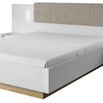 Σετ Κρεβατοκάμαρας Arco Λευκή με αποθηκευτικό χώρο για στρώμα 160x200 3τμχ