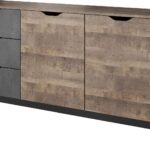 Μπουφές Arden: Sand gragne+matera 161x78.6x39.6cm