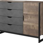 Μπουφές Arden: Sand gragne+matera 137.5x99.2x39.6cm