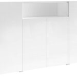 Μπουφές Delos Λευκός 182x115x38cm