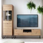 Σύνθεση Amber 206x197x39cm Χρώμα Artisan