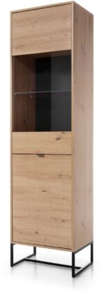 Βιτρίνα Amber χρώμα φυσικό Artisan 53x197x39cm