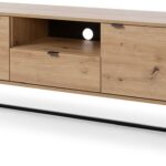 Έπιπλο τηλεόρασης Amber χρώμα φυσικό Artisan  153x54x39cm