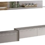 Σύνθεση τοίχου Binz-3 Γραφίτης+Βασάλτης 240x206x37cm