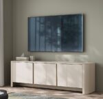 Έπιπλο τηλεόρασης Bari Λευκό Kazmir  168x52x39cm - Image 2