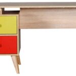 Γραφείο Rainbow φυσικό Δρυς 128x75x57cm