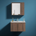 Σετ Επίπλου DIANA 80 cm χρ. Brown Κόντρα Πλακέ Θαλάσσης (Plywood) 9SDIA080BR