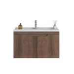 Σετ Πάγκου DIANA 80 cm χρ. Brown Κόντρα Πλακέ Θαλάσσης (Plywood) S3BDIA080BR