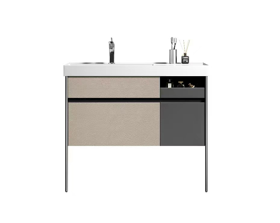 ELITE-100 ΣΕΤ ΠΑΓΚΟΥ ELITE 100cm PLYWOOD χρ.SMOKE GREY - Image 1