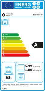 ΚΟΥΖΙΝΑ ΜΙΚΤΗ TGS 8001 IX DOUBLE-CAVITY - Image 7