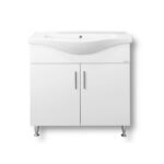 Σετ Έπιπλο Μπάνιου SIENA WHITE 90 9SSI090GL0W Πάγκο 90x34x83cm - Image 6