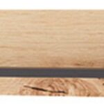 Ράφι τοίχου Flow φυσικό Artisan+Black pearl 102x17x19cm