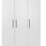 Ντουλάπα white Λευκό 103x187x52cm