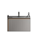 Σετ Πάγκου GREYS 80cm PLYWOOD χρ.LIGHT GREY