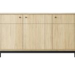 Μπουφές Japandi Φυσικό Dab linea 153x83x39cm