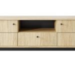 Έπιπλο τηλεόρασης Japandi Φυσικό Dab linea 153x56x39cm