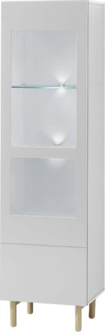 Βιτρίνα Κ2 Γκρι 50x181x41cm