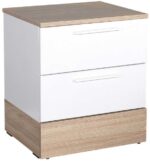 Κομοδίνο Base Λευκό 45x52x40cm