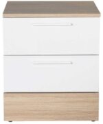 Κομοδίνο Base Λευκό 45x52x40cm - Image 2