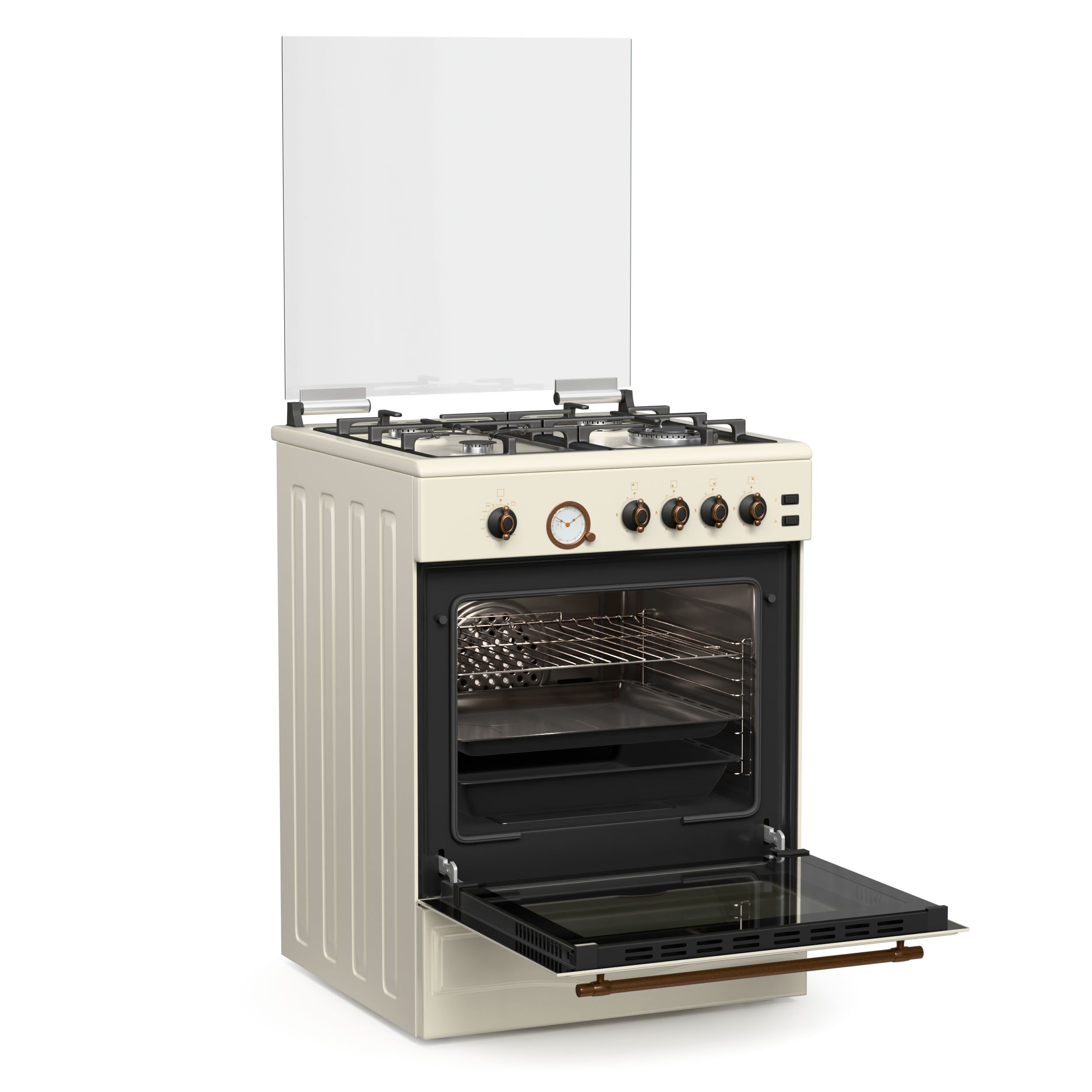 ΚΟΥΖΙΝΑ ΑΕΡΙΟΥ TGS 4111 RUSTIC BEIGE MULTIGAS - Image 5