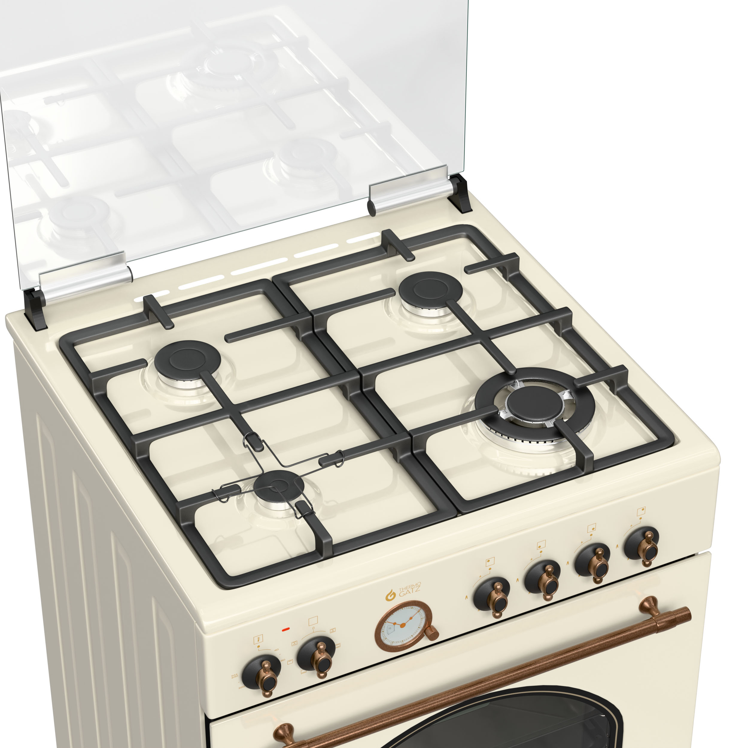 ΚΟΥΖΙΝΑ ΜΙΚΤΗ TGS 4320 BEIGE TURBO - Image 2