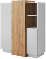 Μπουφές  3D:Λευκό + Golden craft 110x133,5x45cm