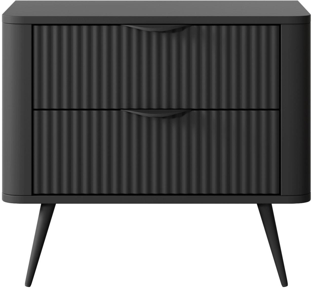 LANTE_11_Cz Κομοδίνο Lante Ανθρακί 63x55x38cm - Image 1