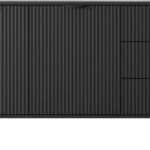 Μπουφές με συρτάρια Lante Ανθρακί 163x81x38cm