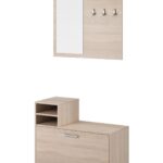 Έπιπλο Εισόδου Luna Φυσικός Δρυς 80x180x26cm