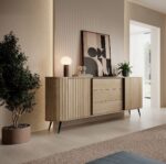 Μπουφές LOVI με συρτάρια φυσικό cremona 196x82x40cm - Image 2