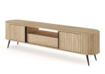 Έπιπλο τηλεόρασης LOVI με συρτάρι φυσικό cremona 196x51x40cm