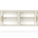 Έπιπλο τηλεόρασης Lumi Λευκό Kazmir 181x62x39cm