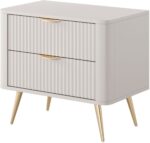 Κομοδίνο Lante Μπεζ 63x55x38cm - Image 2