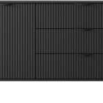 Μπουφές με συρτάρια Lante Ανθρακί 138x81x38cm