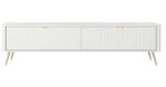 Έπιπλο τηλεόρασης Lante Λευκό 200x51x38cm
