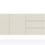 Μπουφές Muti με συρτάρια Λευκό Kazmir 177x81x40cm